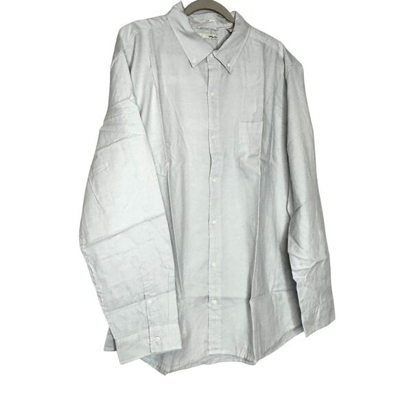 Hawker Rye Slim Fit Long Sleeve Button-Up Shirt Baby Blue NWT Size XXL - Picture 2 of 9